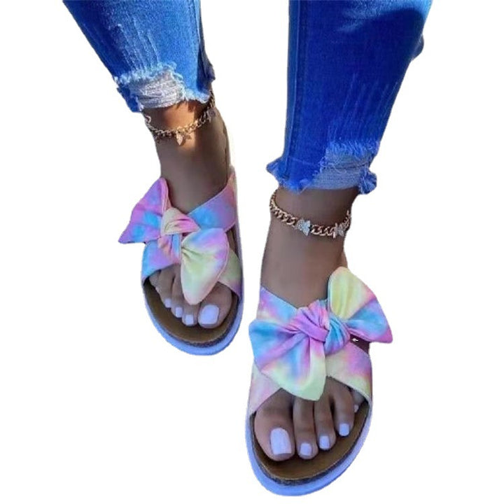 Dame sandaler med moderigtigt sløjfe-design og skridsikker sål Stilla