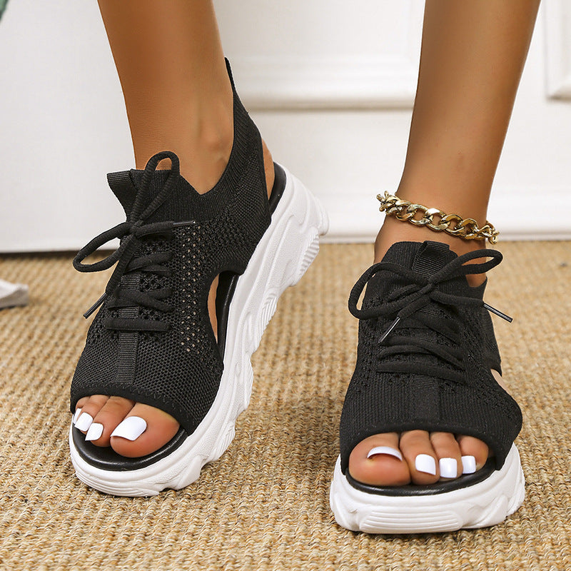 Dame Sporty Sandaler med åndbare netmaterialer og komfortabel sål Stilla
