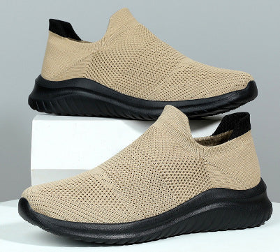 Unisex nan åndbare strik-sneakers med ergonomisk memory-fodsål Skovae