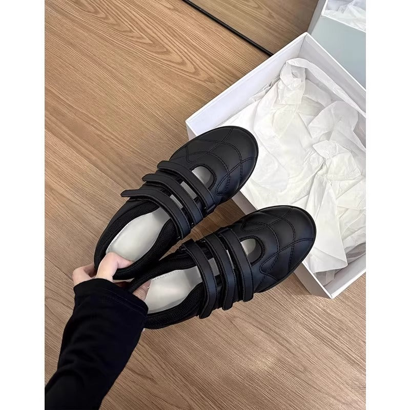 Dame Komfortable Sneakers med justerbart velcro og åndbar sål Stilla