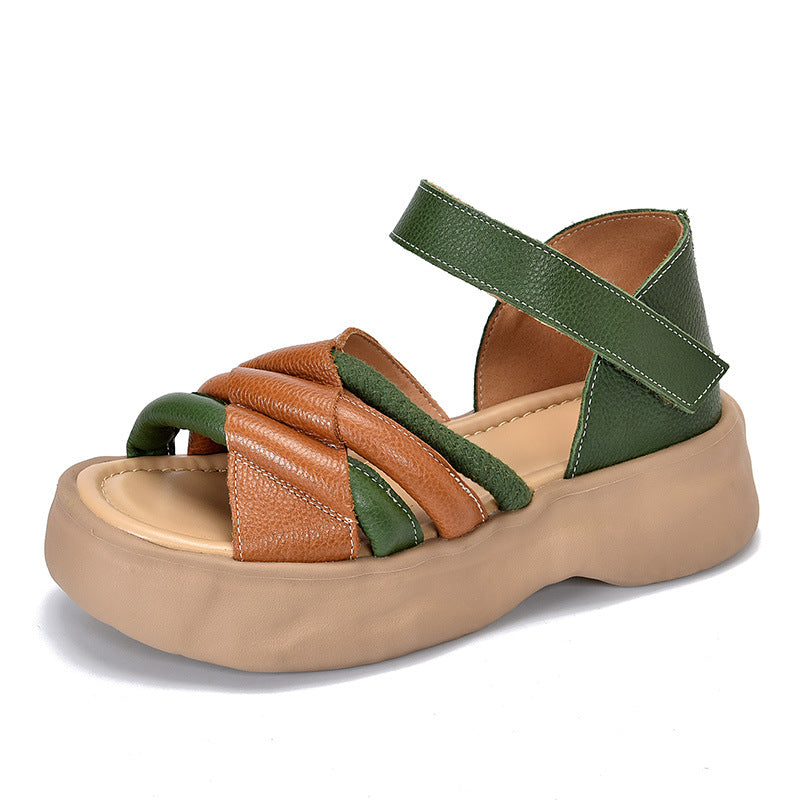 Dame Komfortable Sandaler med moderigtige Rem-detaljer og polstret Sål Stilla