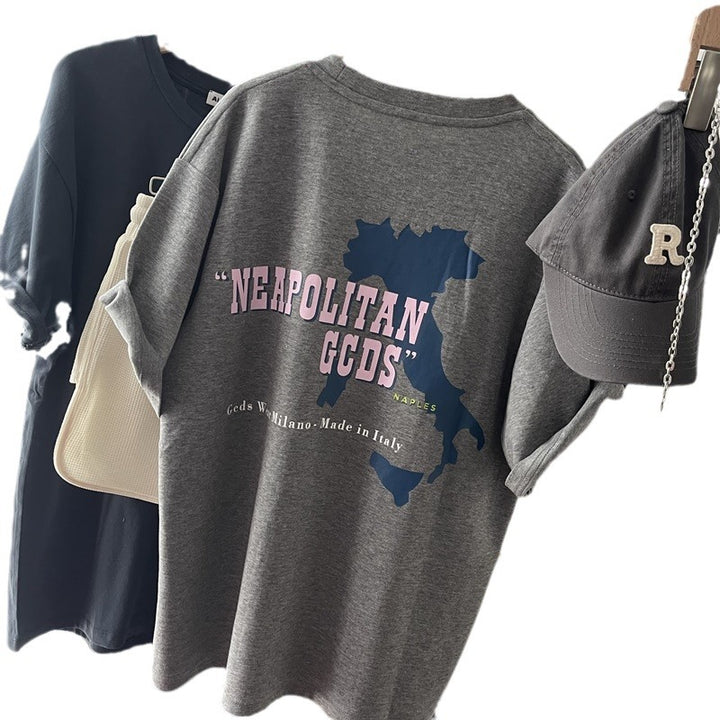 Dame Sweater i afslappet cartoon-stil med kreativt tryk Stilla