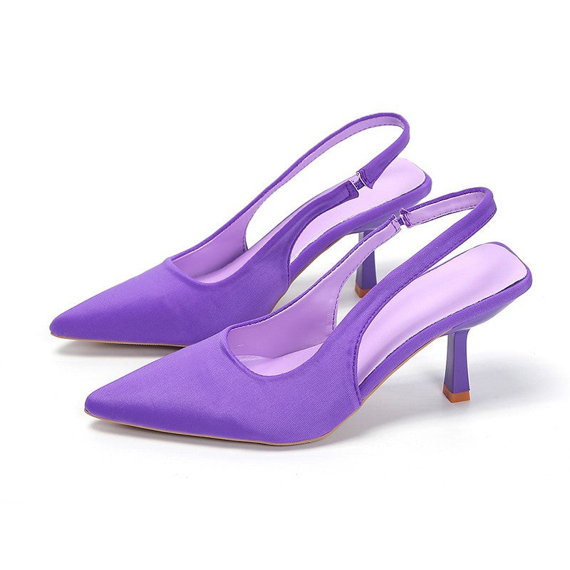 Dame Slingback Pumps med elegant spids Stilla