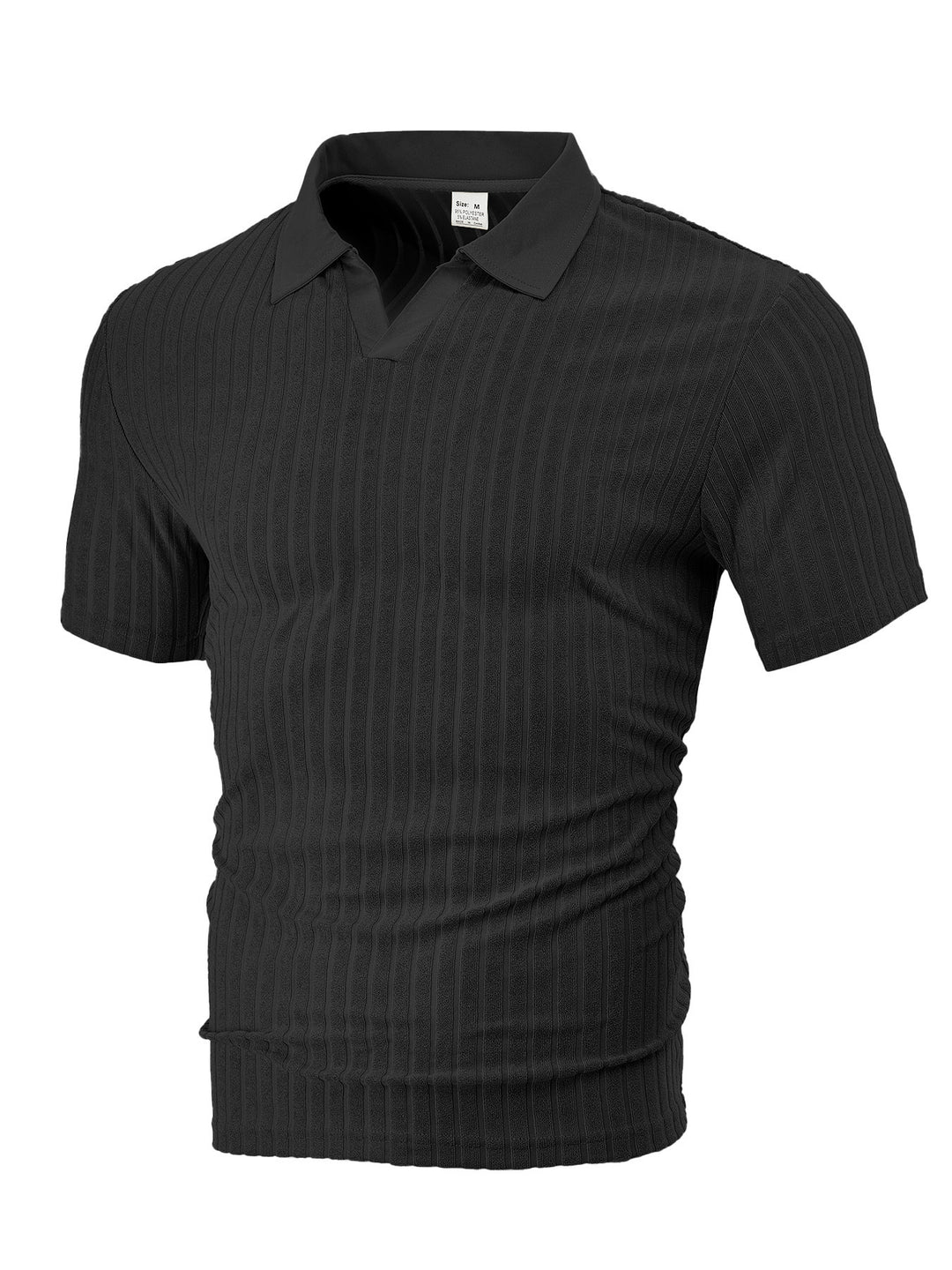 Herrer kortærmet polo shirt lavet af åndbart strukturmateriale Stilla