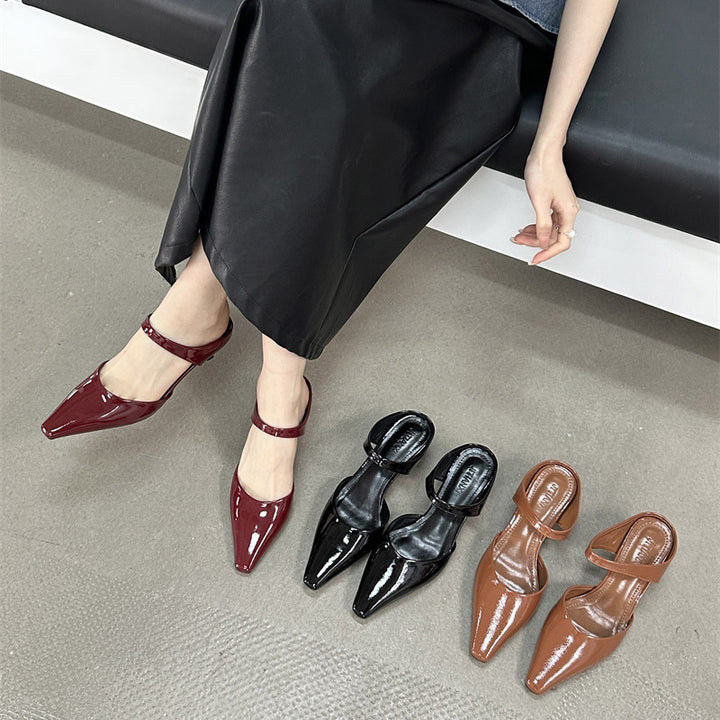 Dame Sling-Pumps med moderne spids design og elegant hælhøjde Stilla