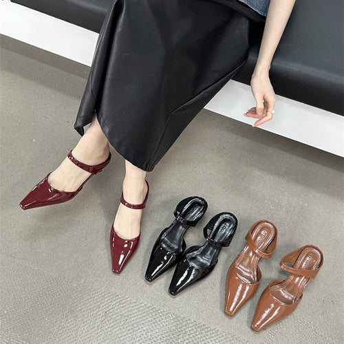 Dame Sling-Pumps med moderne spids design og elegant hælhøjde Stilla