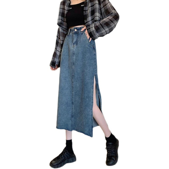 Kvinde Denim Nederdel Stilla
