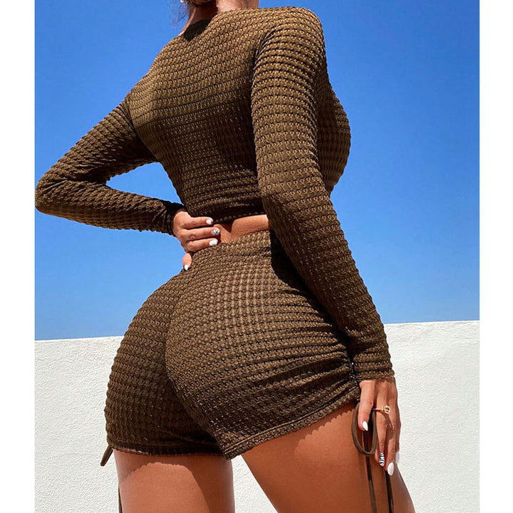 Dame Sporty Bikini-sæt med lange ærmer Skovae