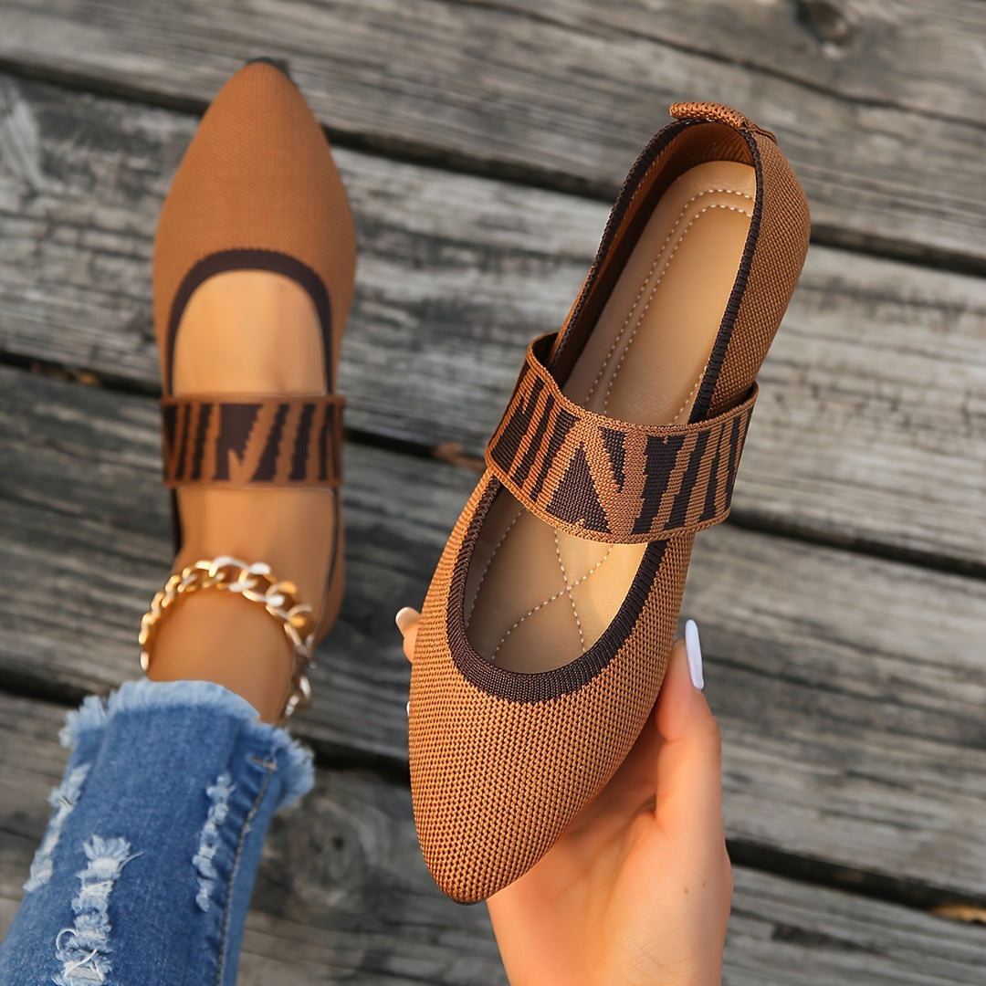 Damer elegante Sling-Ballerinas med komfortabel bandage Stilla