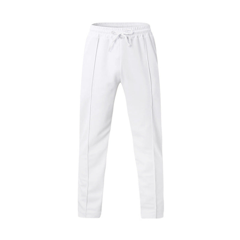 Herrer nan sporty joggingbukser med elastisk talje og forreste midtersøm Skovae