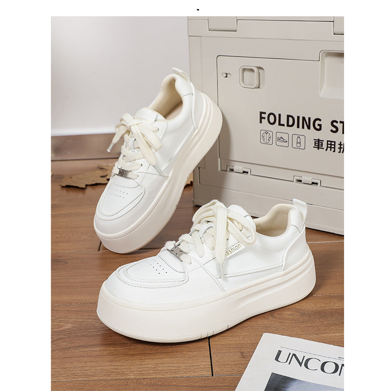 Dame Sneakers med tyk platåsål og åndbart overmateriale Stilla