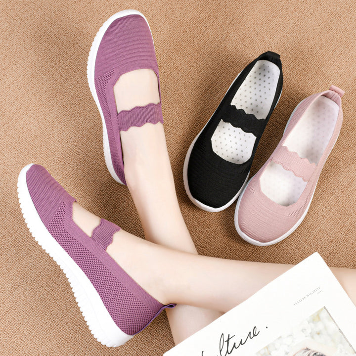 Femme åndbare Mary Jane Sneakers med fleksibel dæmpning Stilla
