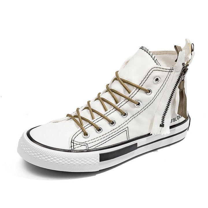 Dame Høje Sneakers med fleksibel lynlås og moderne snit Stilla