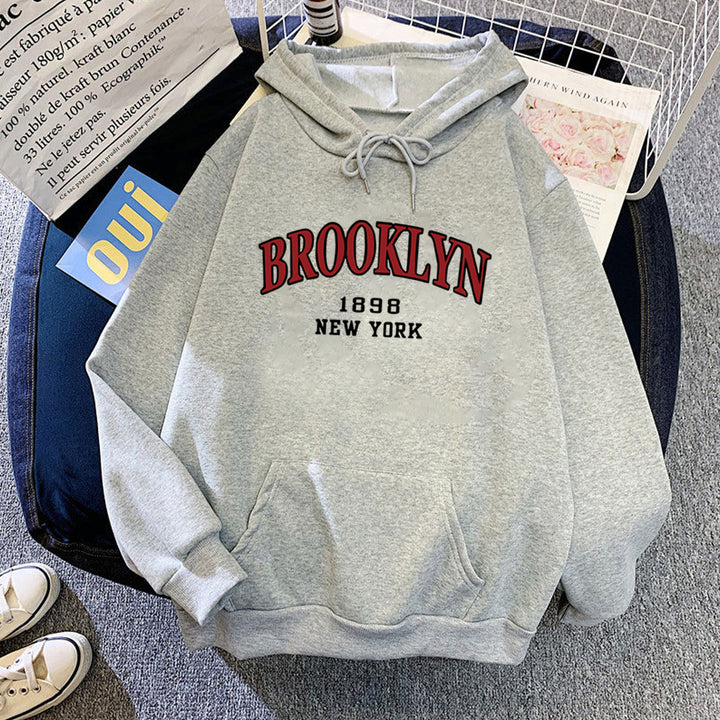 Kvindernes hoodie med urban Brooklyn design Skovae