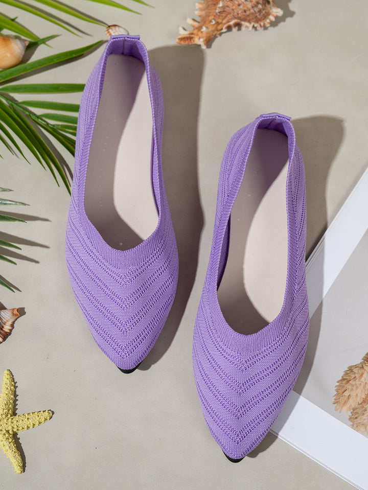 Dame Stilfulde Ballerinas med Komfort-overmateriale og elastisk sål Stilla