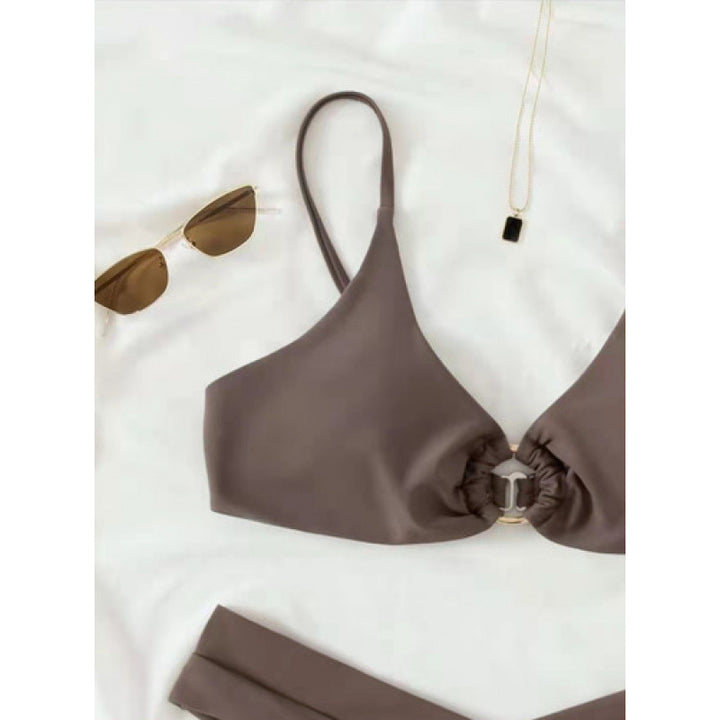 Damebikini med høj talje og elegant design Stilla