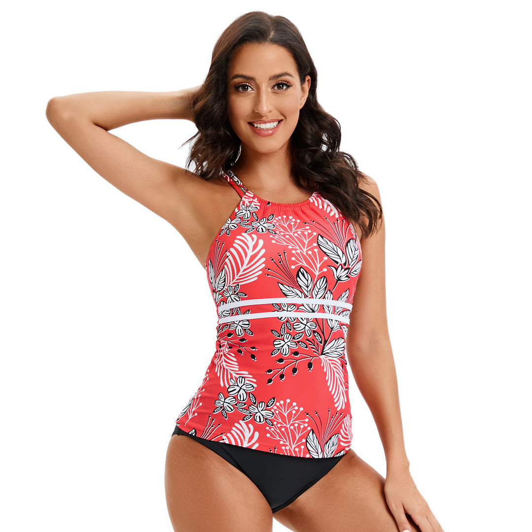 Dame Tankini-sæt med sporty top og flatterende pasform Stilla