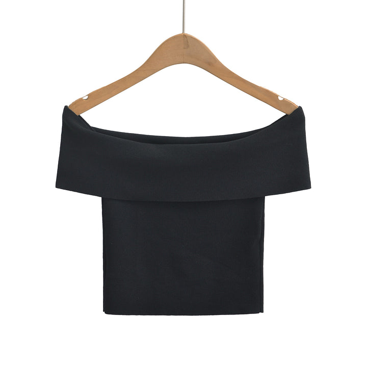 Dame Off-Shoulder Top med elegant buekrave og afslappet snit Stilla