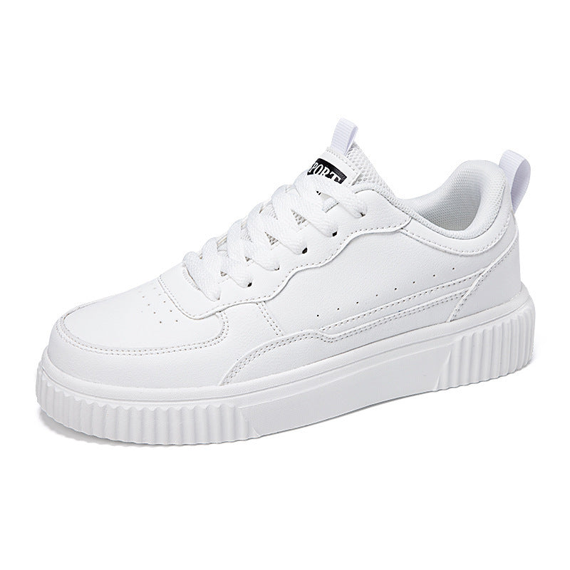 Dame nan Plateau-Sneaker med særlig tykk sål og polstret komfortfodbed Skovae