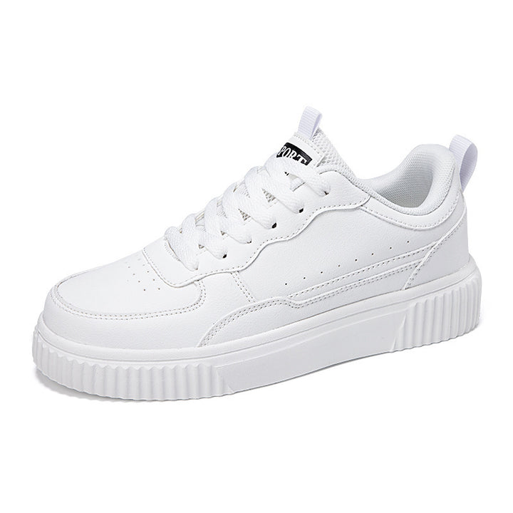 Dame nan Plateau-Sneaker med særlig tykk sål og polstret komfortfodbed Skovae