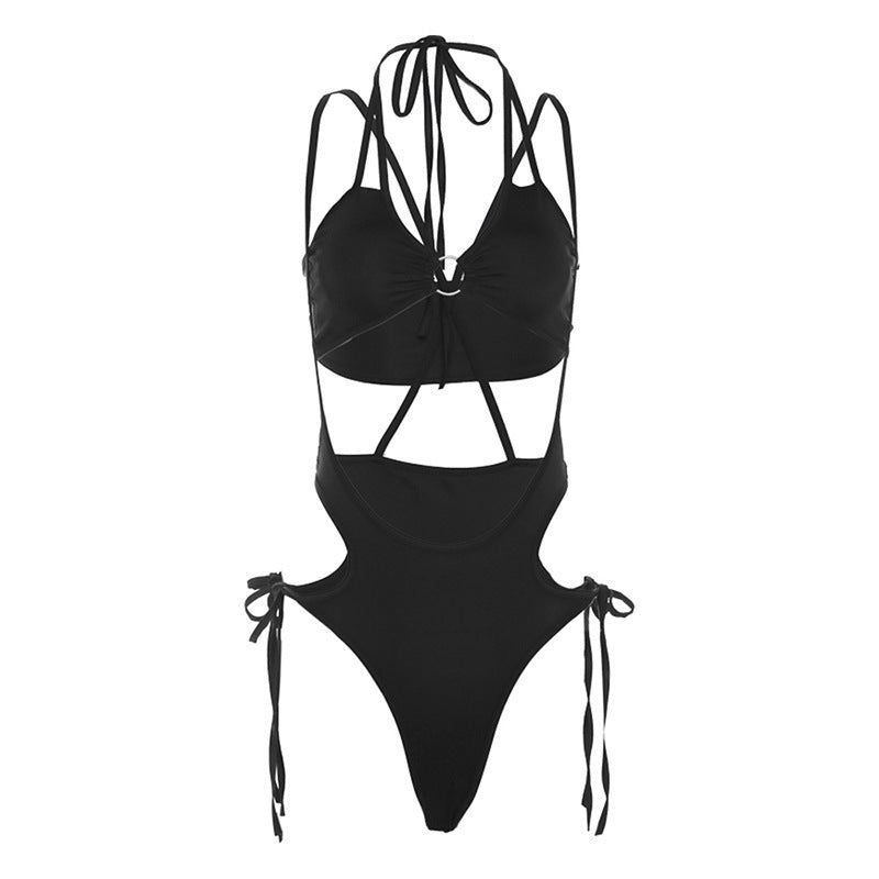 Dame Sexy Cut-Out Badedragt Stilla