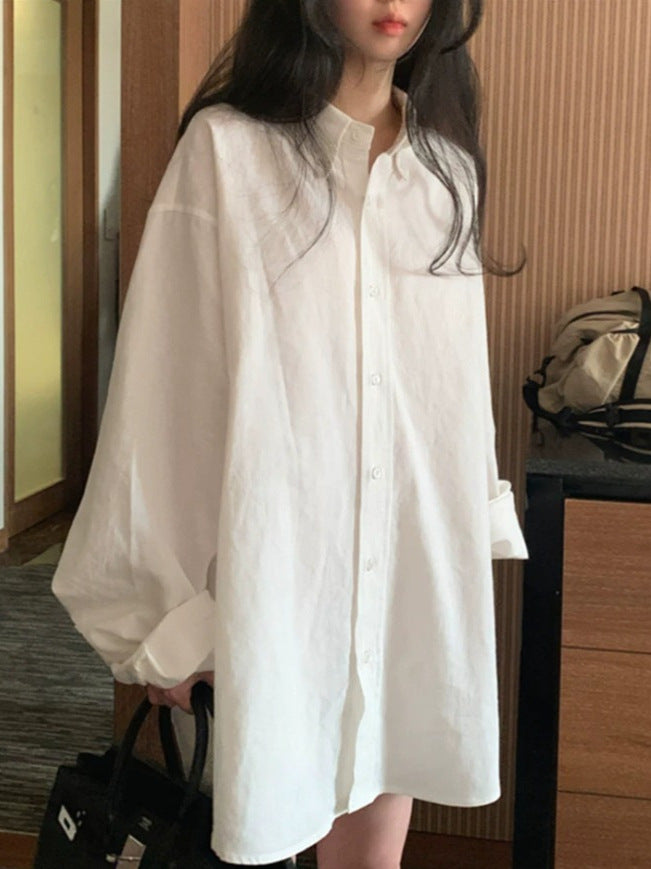 Dame Oversized Skjorte med elegante detaljer Stilla