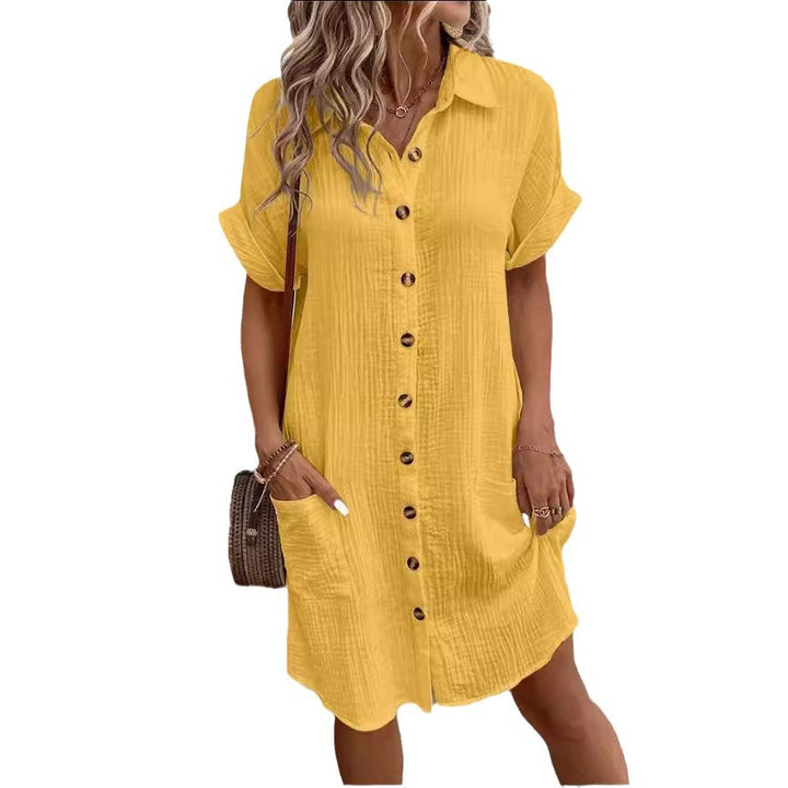 Dame Knælange Overshirt Kjole Stilla