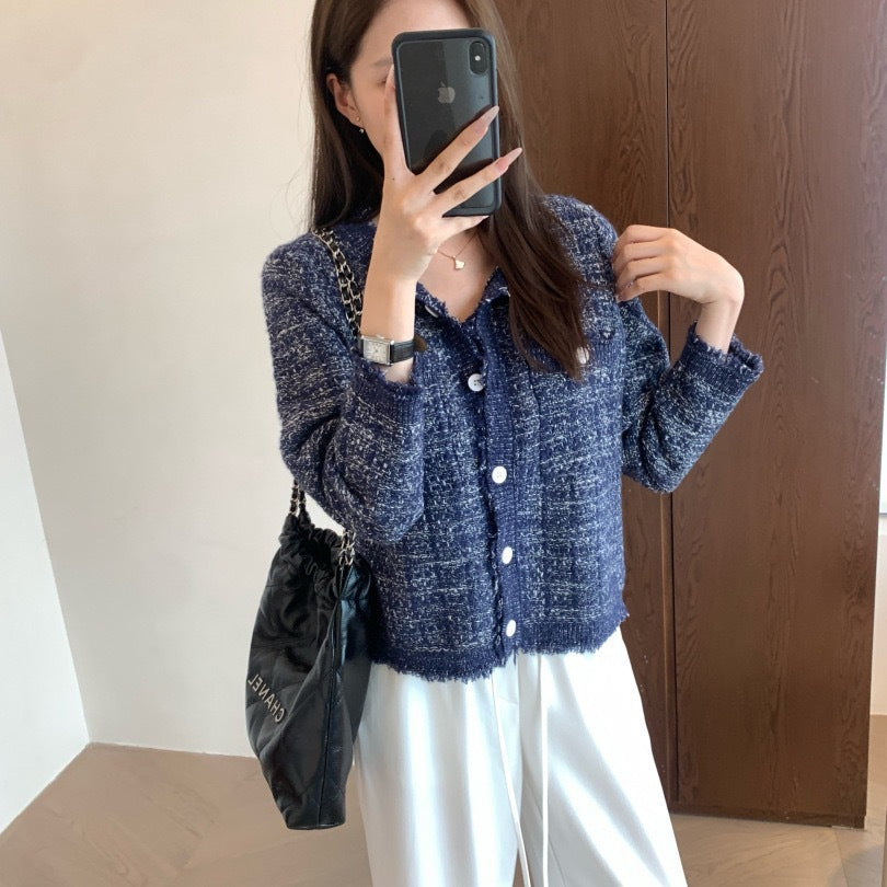 Kvinders cardigan med fuld knaplukning og elegant design Stilla