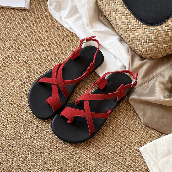 Femme Cross-Strap Miljøvenlige Sandaler Stilla