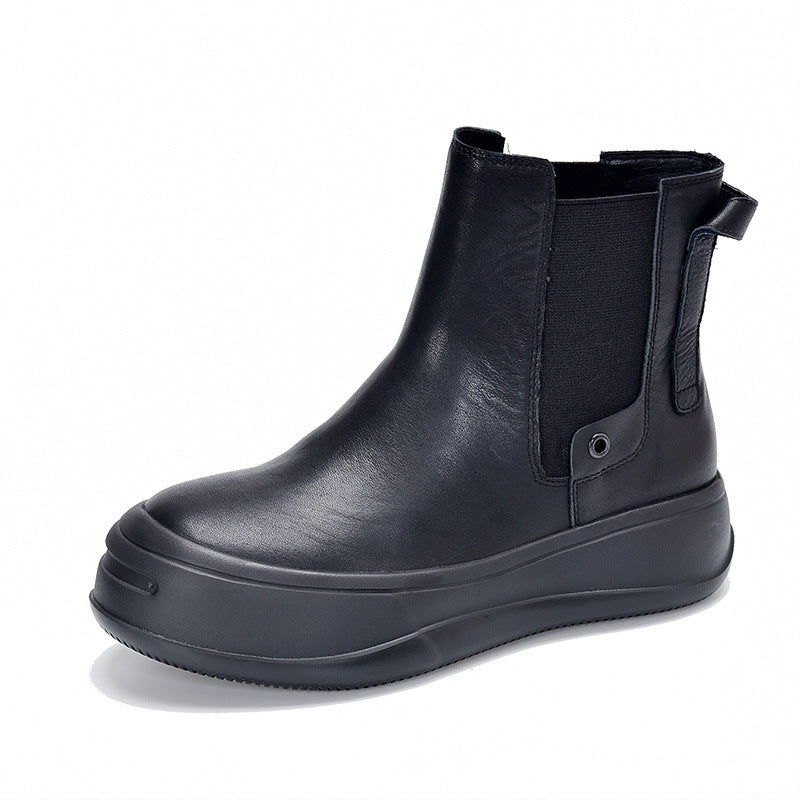 Dame modische Chelsea-Boots med komfortabel gummisål og elastiske indsatser Stilla