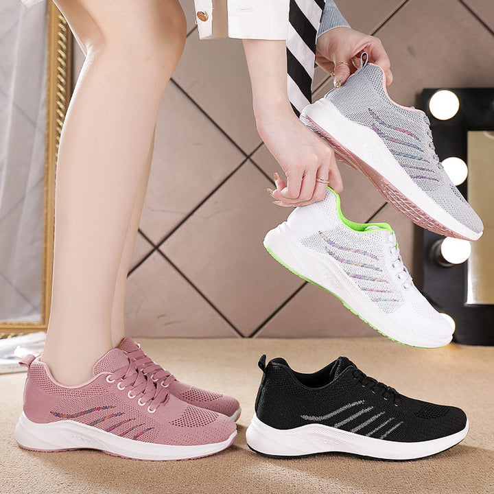 Dame Sporty Sneakers med åndbart mesh-overmateriale og komfortabelt støddæmpningssystem Stilla
