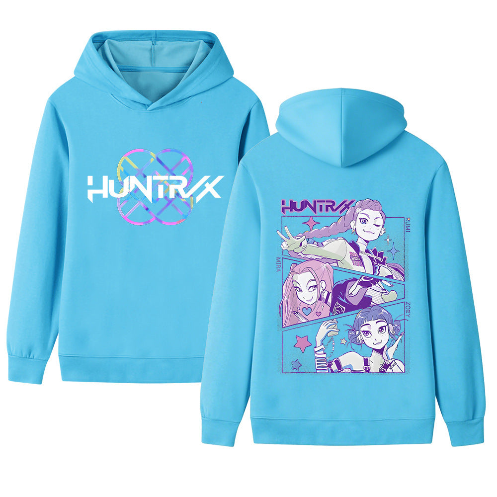 Kvinders hoodie med unikt anime design og behagelig pasform Skovae