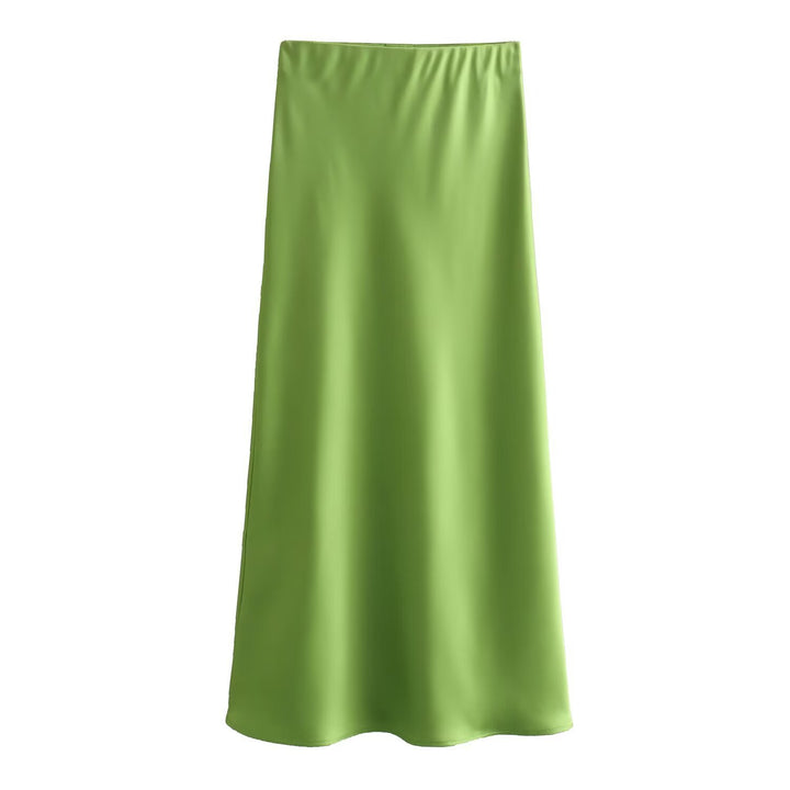 Dame lang satin skirt Skovae