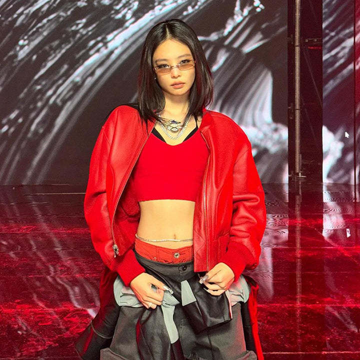 Dame Crop-Top med justerbart stropdesign og tætsiddende snit Stilla