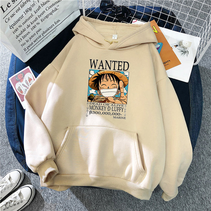 Kvindernes hoodie med kreativt tegneserie motiv Skovae