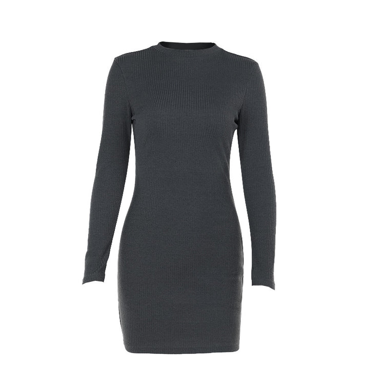 Dame Rib-Bodycon-Mini-Kjole Stilla