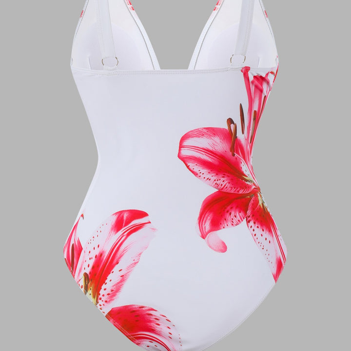 Dame Badebukser-Sæt med elegant blomsterprint Skovae