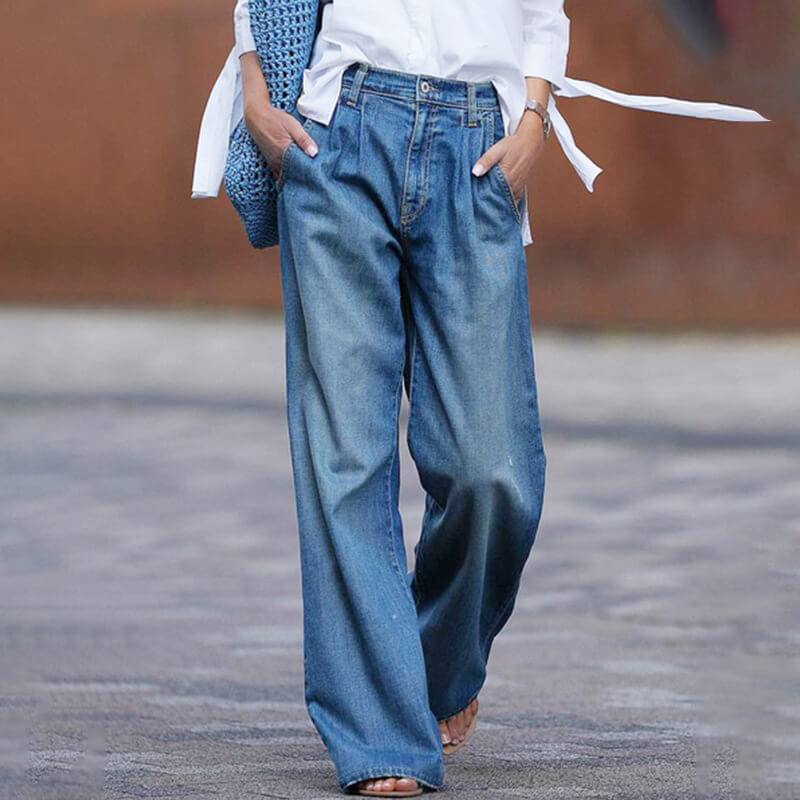Stilla | Stilfulde Retro Cargo Jeans