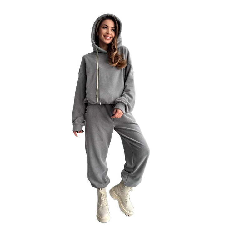 Dame hyggelig fleece-joggingdragt-sæt Stilla