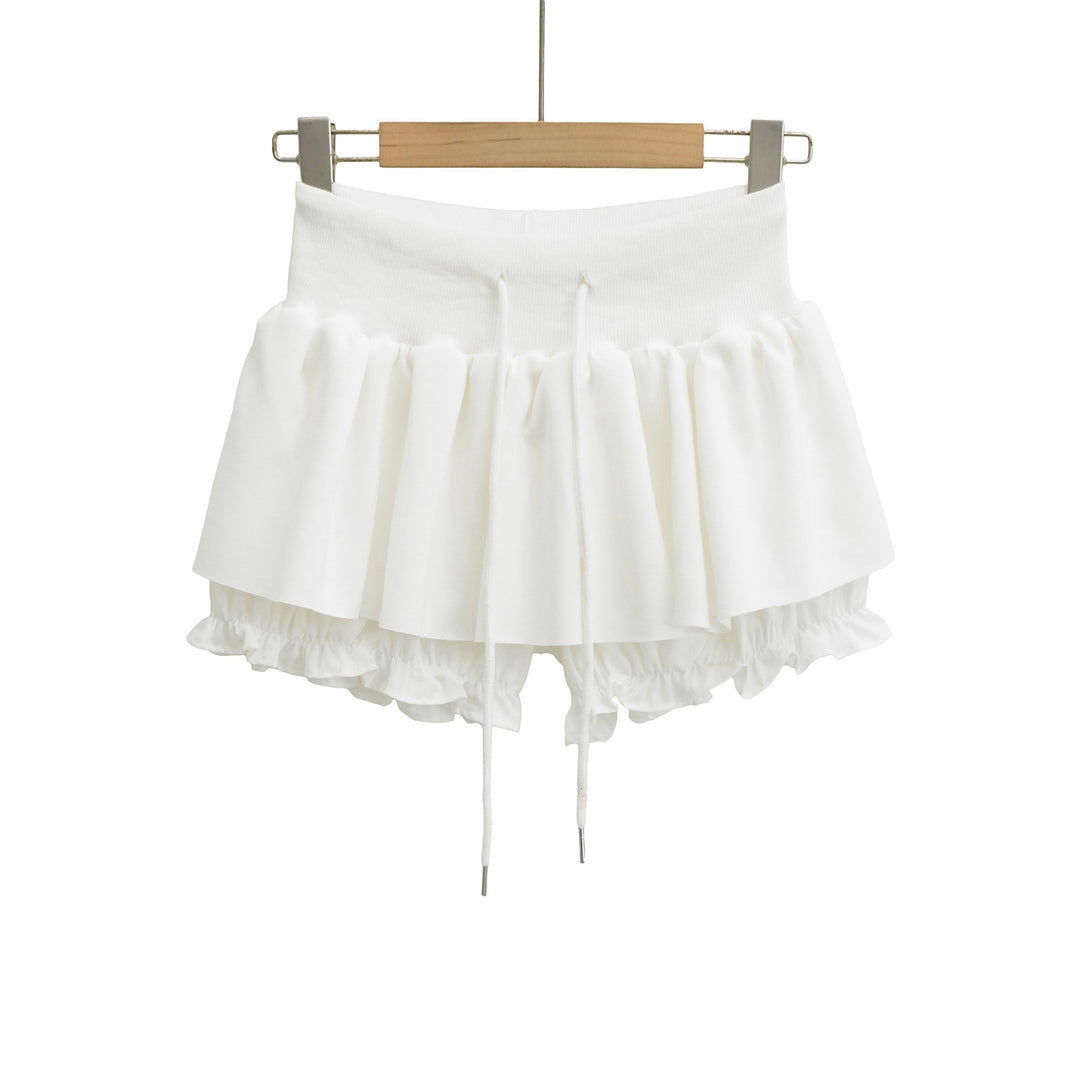 Dame rynkede shorts med justerbar talje Stilla