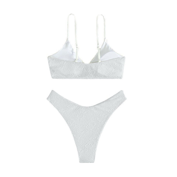 Dame bikini-sæt med elegant ringdetalje og høj skæring Stilla