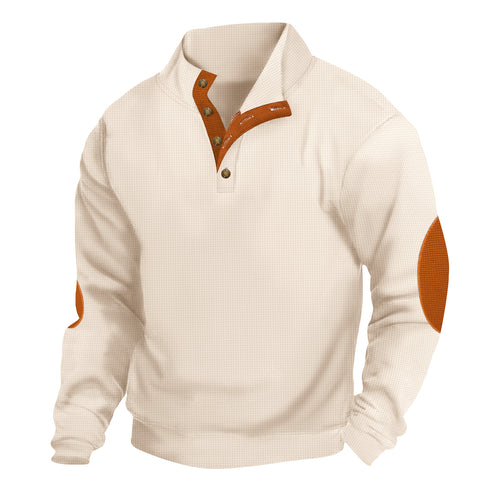 Herren Poloshirt med moderne lynlås og sporty accenter Stilla