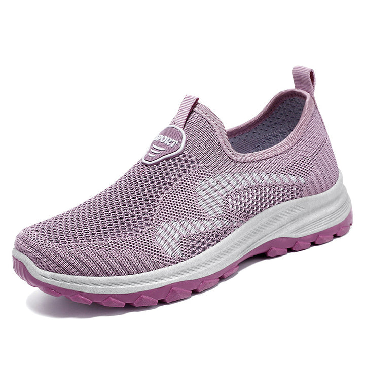 Femme Slip-On Mesh Sport Sneakers med stødabsorberende sål Stilla
