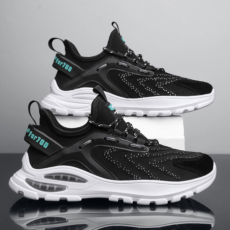 Herrer Hødfunktionelle Sneakers med åndbare Mesh-indsatser og innovativ dæmpningsteknologi Stilla