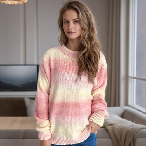 Kvinders hyggelige sweater i moderne stil Stilla