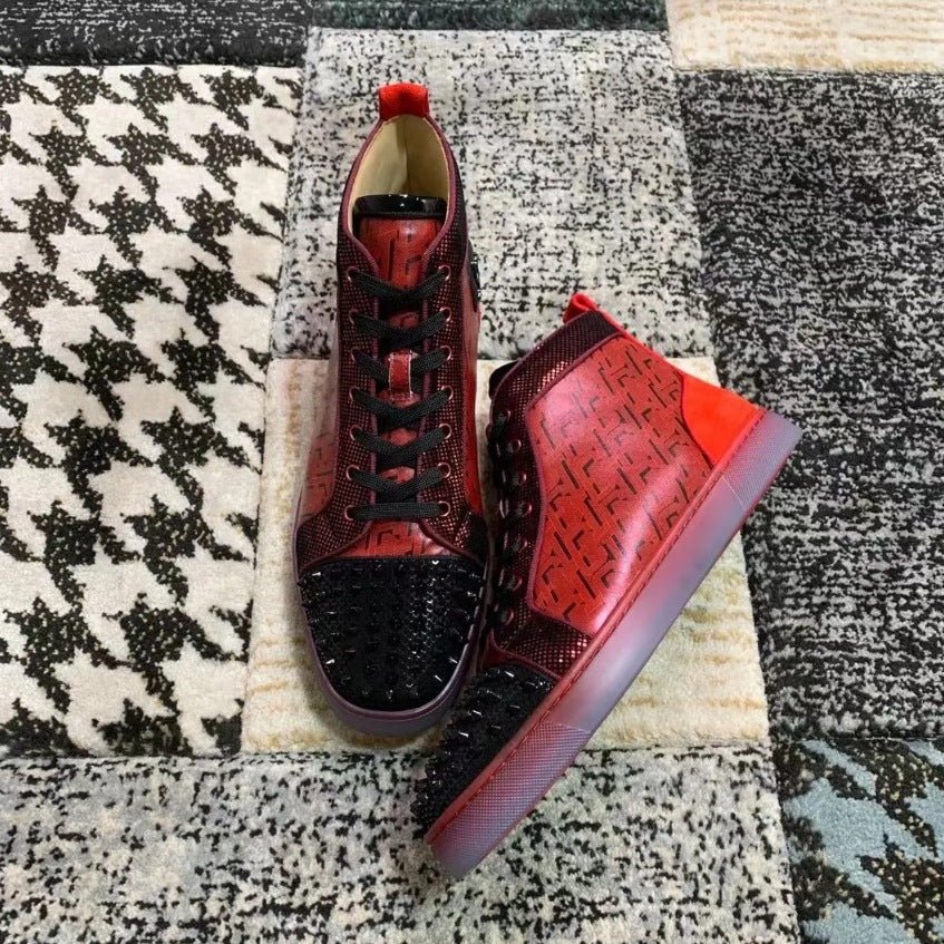Herrer High-Top Spiked Fashion Sneakers Stilla