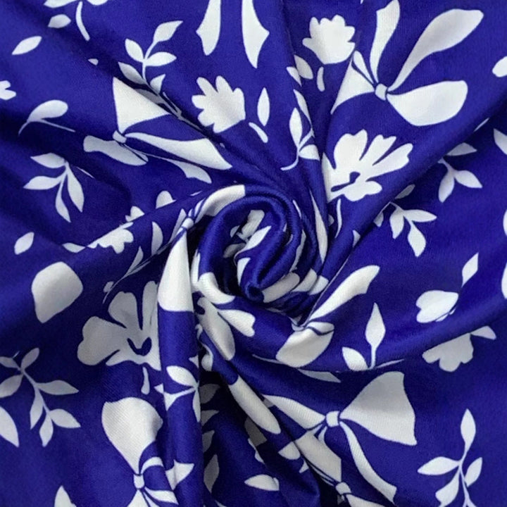 Dame fritidkjole med legende blomsterprint og praktiske lommer Skovae