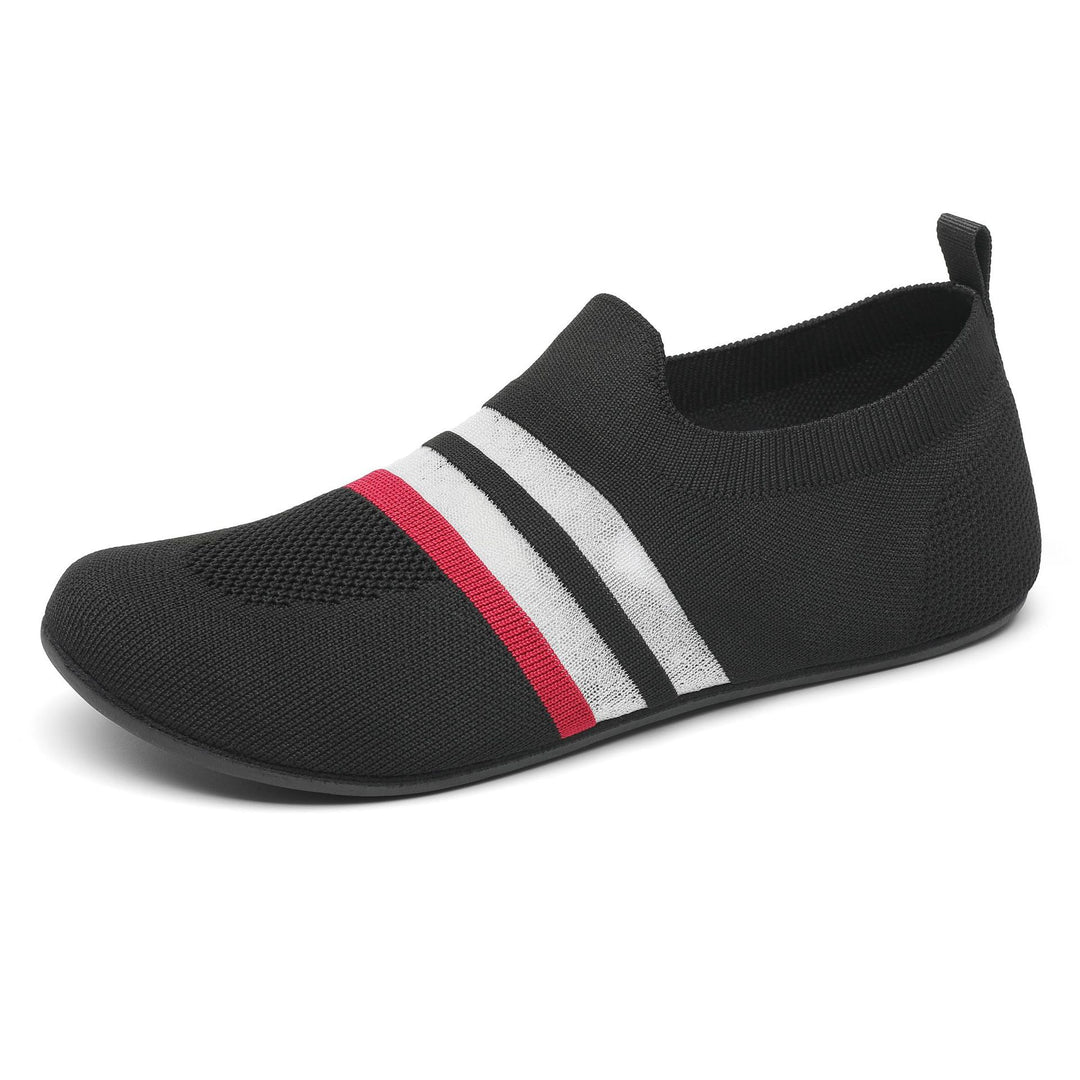 Dame nan ultra-fleksibel strik-ballerina med sok-lignende skaft, elastisk indgang og skridsikker flexsole Skovae