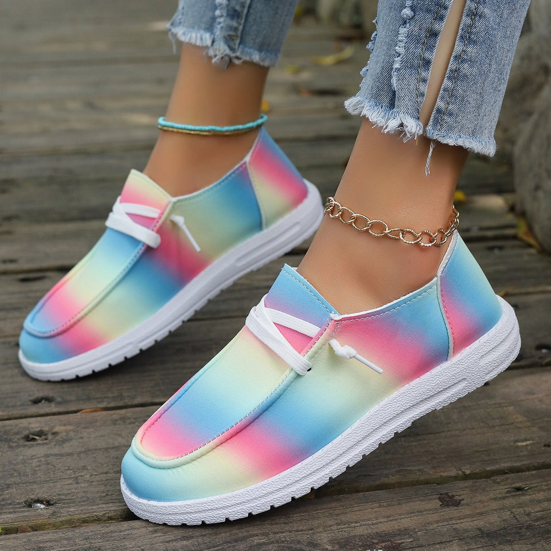 Dame Sports Slip-On Sneakers med moderne farvegradient Stilla