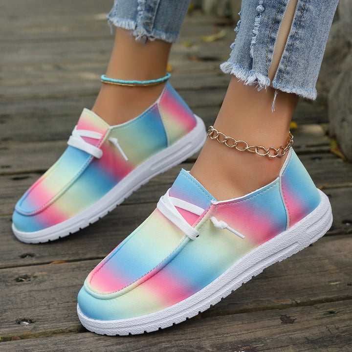 Dame Sports Slip-On Sneakers med moderne farvegradient Stilla